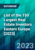 List of the 150 Largest Real Estate Investors Eastern Europe [2023]- Product Image